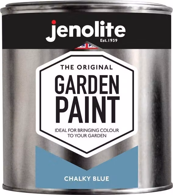 Jenolite Weatherproof Matt Wood Paint in Blue, 1 l