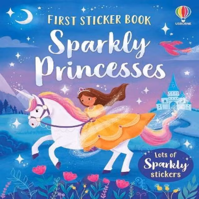 Kristie Pickersgill First Sticker Book Sparkly Princesses Multicolour Paperback