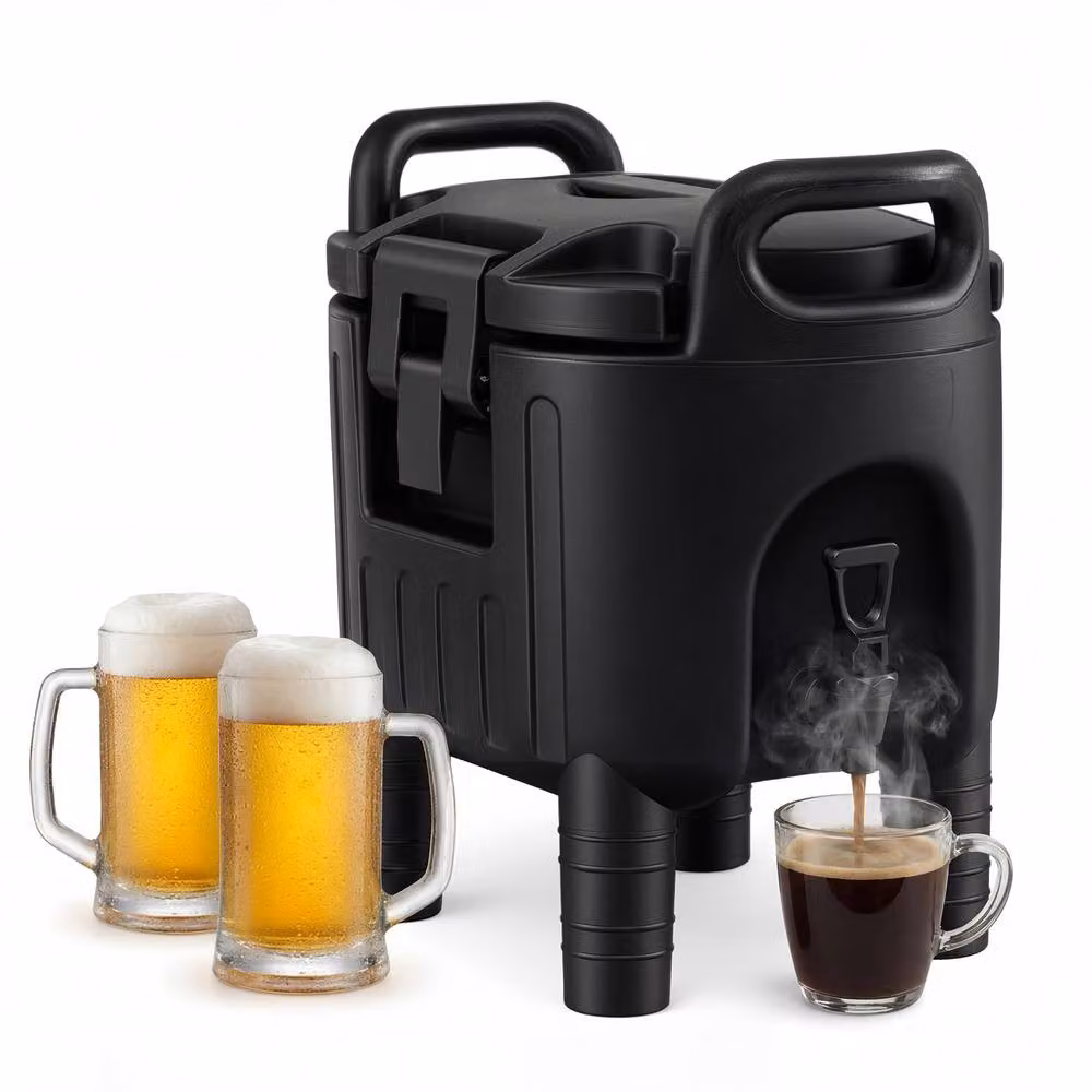 Gymax Insulated Hot and Cold Water Dispenser, 7.6 l, Black – 11