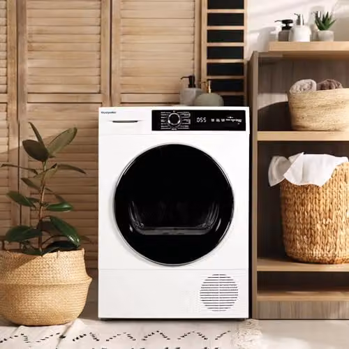 Montpellier MHP10SDW White 10kg Heat Pump Tumble Dryer A++ Energy Rating – 1