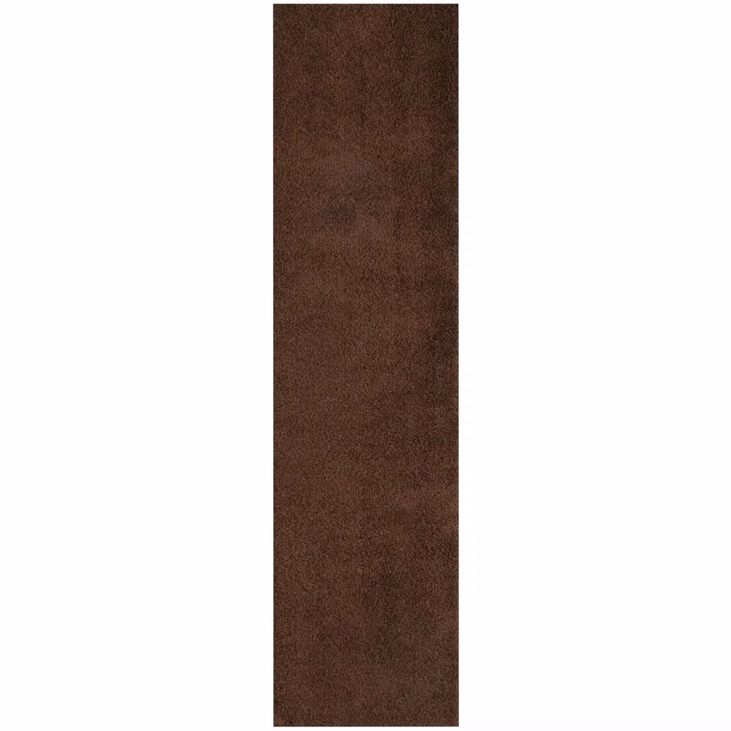 THE RUGS Brown Plain Shaggy Living Room Rug, W/D/H: 170 x 120 x 3 cm – 8