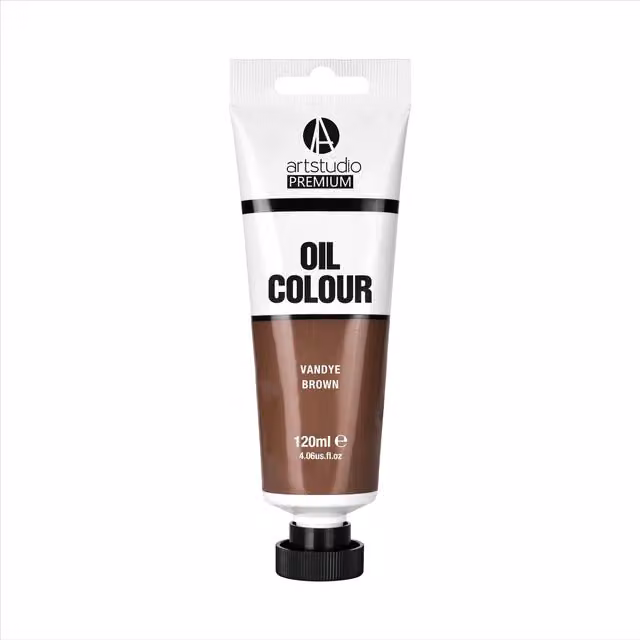 Art Studio Premium Oil Paint in Brown