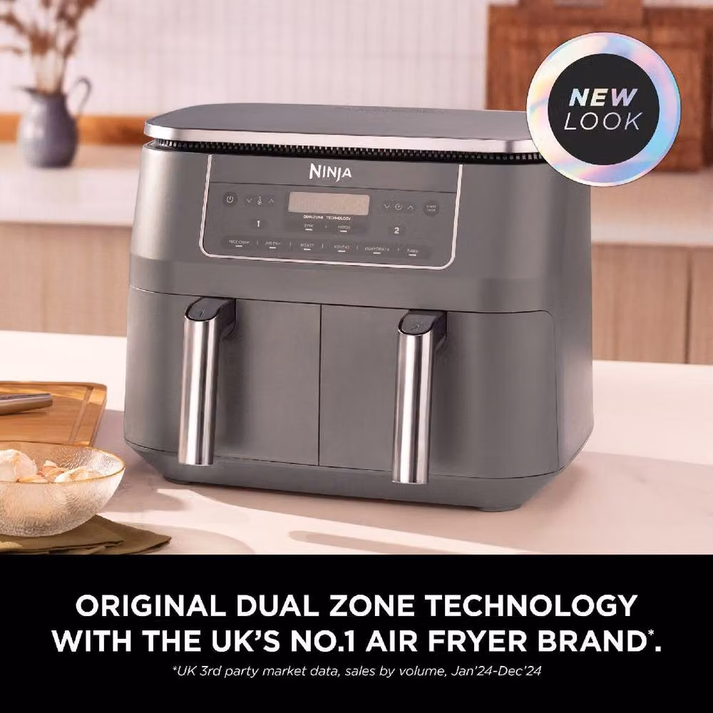 Ninja 6-in-1 Dual Zone Air Fryer 7.6L DZ300UK in Grey – 2