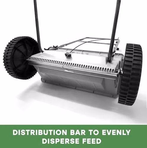 The Handy Manual Drop Spreader for Fertiliser, Seeds and Salt with 56cm Spread Width and 27kg Capacity – 3