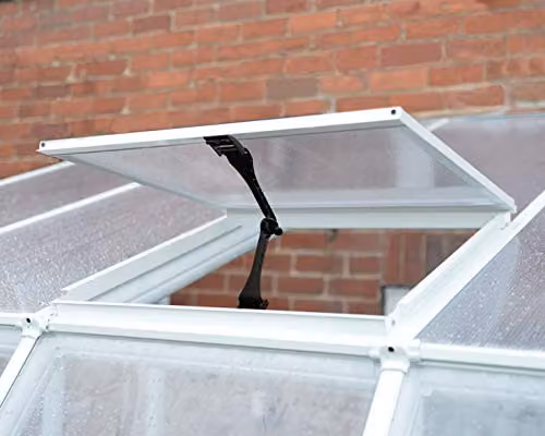 Palram Lean To Polycarbonate Greenhouse Sun Room in White W257 x H266 cm – 3