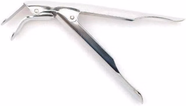 Kamado Bono Stainless Steel BBQ Grill Grate Lifter Tongs, Silver