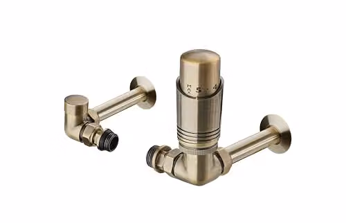 Terma Pipe Sleeving and Metal Collar Set in Brass