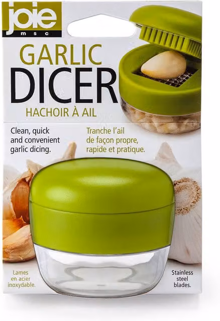Joie Green Plastic Round Garlic Dicer