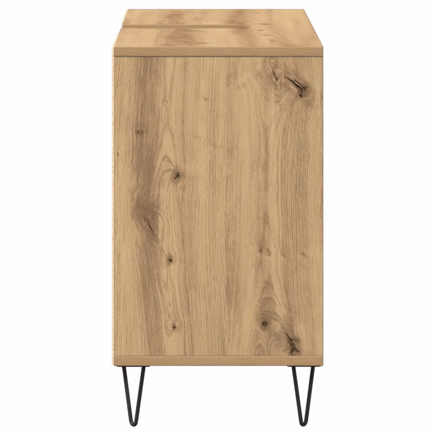 Berkfield Home Artisan Oak Bathroom Vanity Unit in Brown – 4