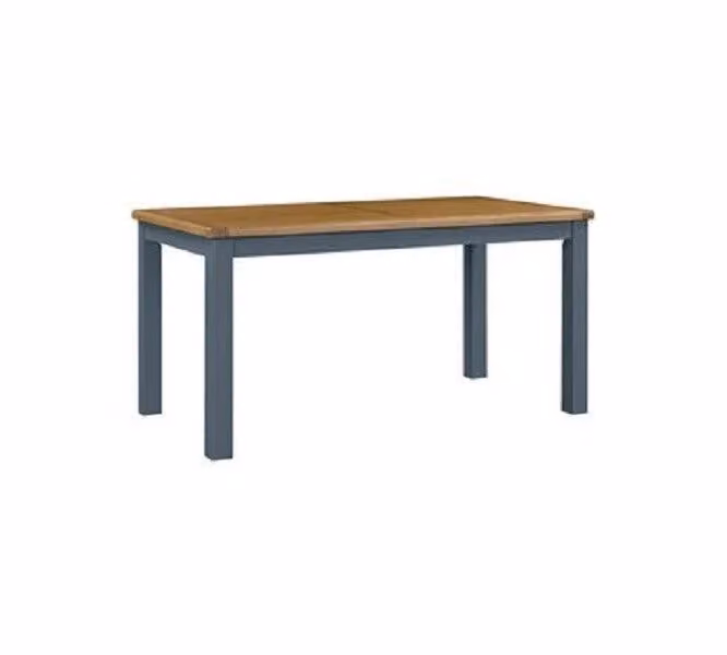 Kent Rectangular Dining Room Table in Grey and Brown Wood