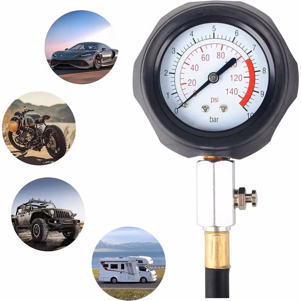 Ventryn Engine Oil Pressure Test Kit in Red – 6