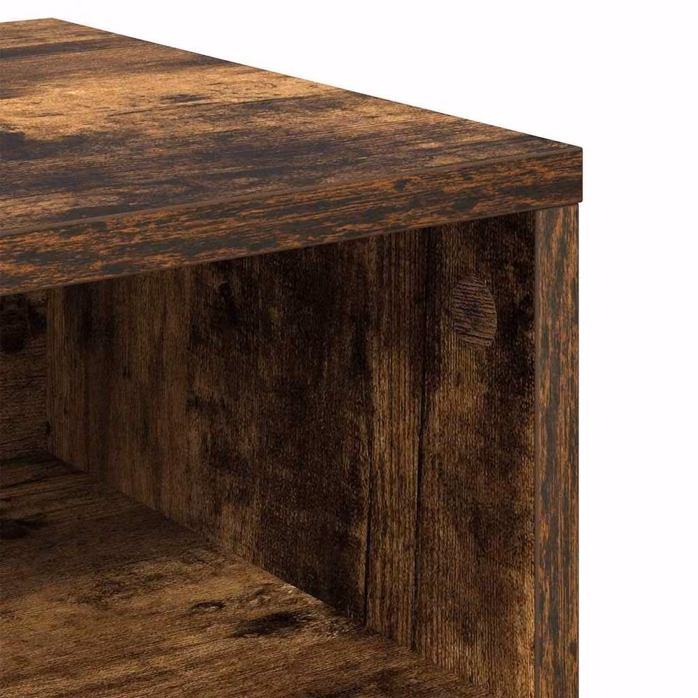 Berkfield Home Bedside Cabinet in Smoked Oak Brown, W/D/H: 40 x 30 x 30 cm – 5