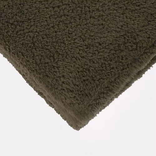 OHS Green Fluffy Fleece Throw Blanket, W/D/H: 240 x 200 cm – 3
