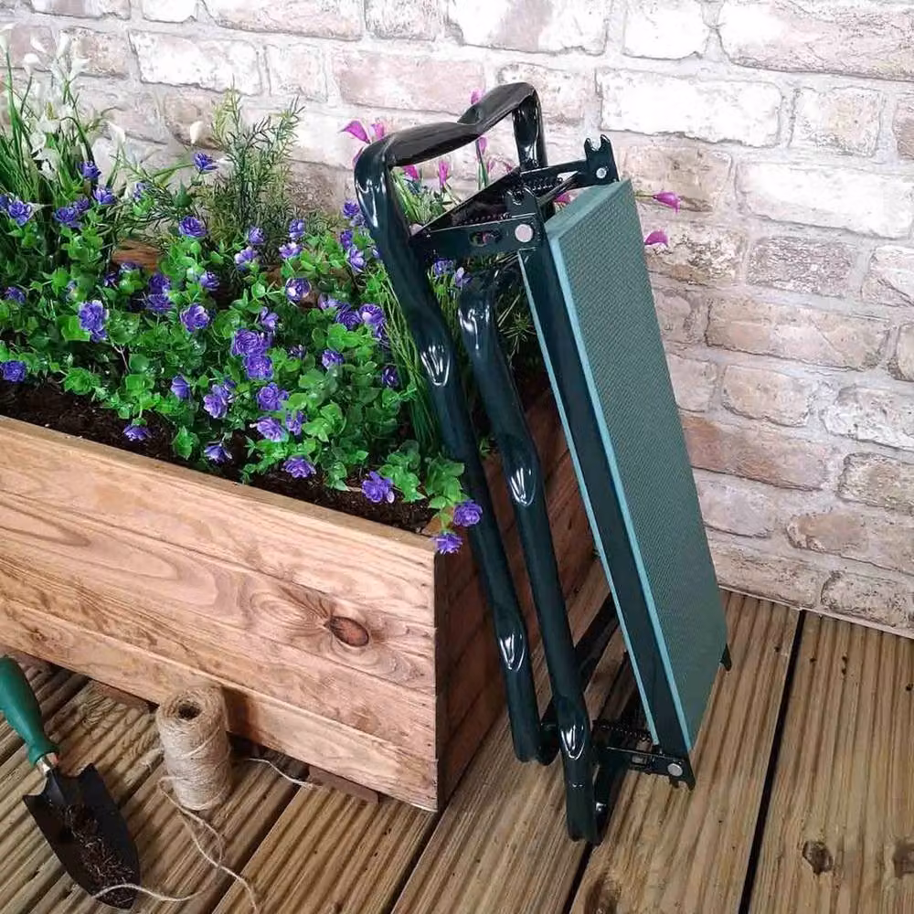 FLAVORA Foldable Garden Kneeler Seat in Green – 4