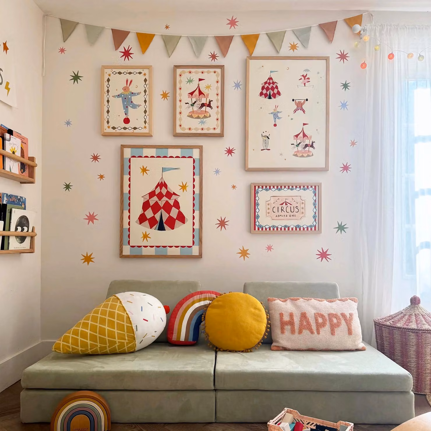 Kid of the Village A Day At The Circus Multicolour Fine Art Paper Poster, W: 30 cm, H: 40 cm – 2
