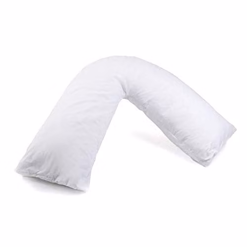 Belledorm Hotel Suite Premium Microfibre Hypoallergenic V-Shaped Support Wedge Pillow, White