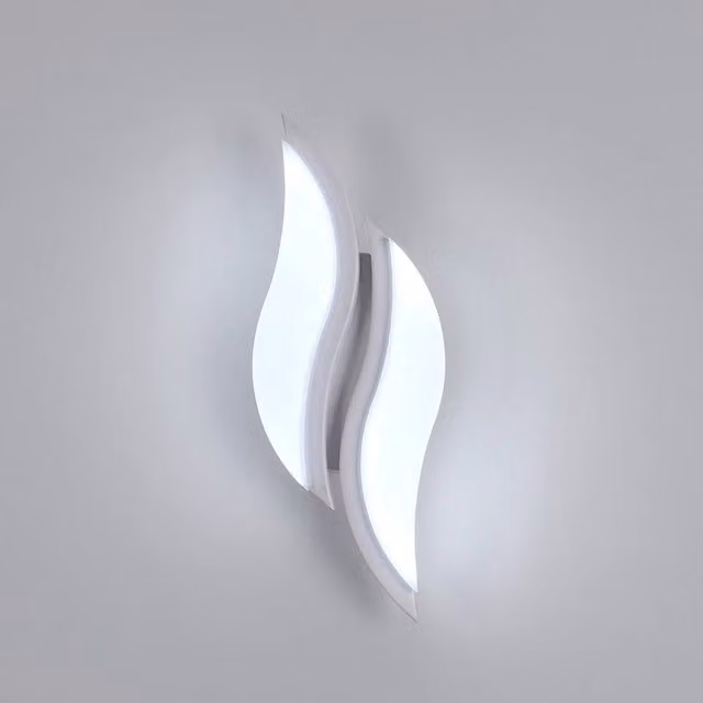 EONLION 12W Modern LED Wall Light in White with Cool White Light – 1