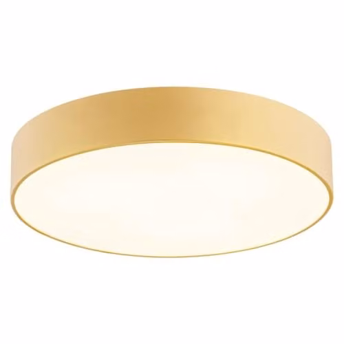 Netlighting Darling 75cm Round Flush Ceiling Light with 6 Lights in Gold/Brass