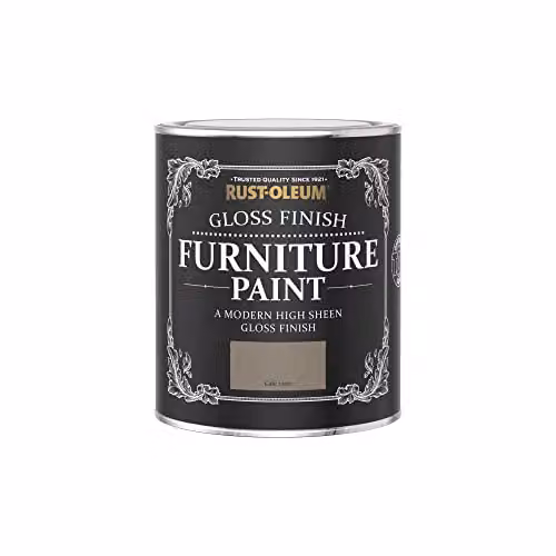 Rust-Oleum Gloss Furniture and Skirting Board Paint in Yellow and Brown, 750ml – 3