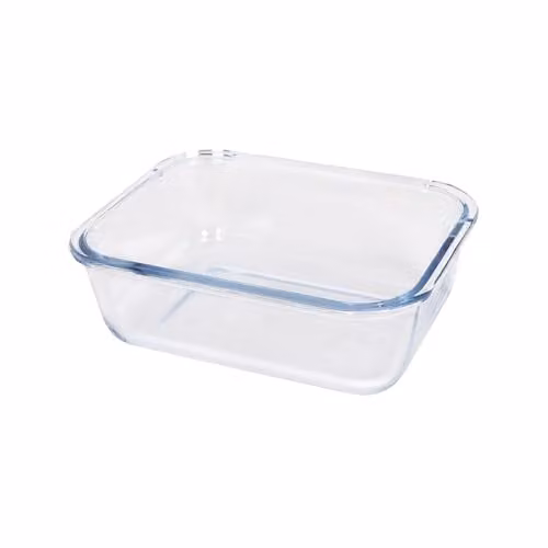 Argon Tableware Rectangular Glass Casserole Dish, Transparent, W: 17 cm, D: 12.5 cm, H: 5 cm – 1