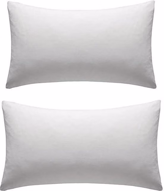 NewEdgeBlinds Percale Plain Pillowcase Pair in White