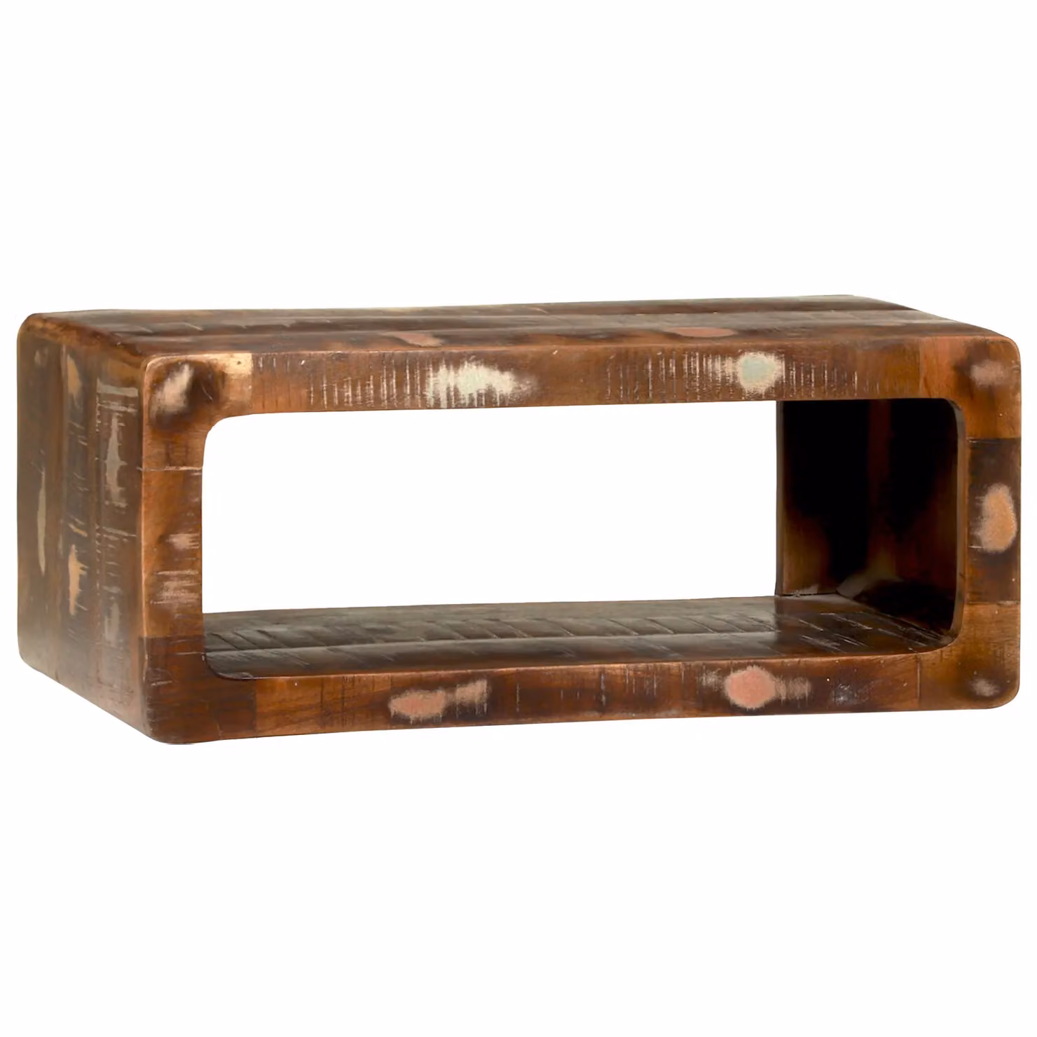 Berkfield Home Industrial TV Cabinet in Brown Reclaimed Solid Wood, W/D/H: 60 x 30 x 25 cm – 2