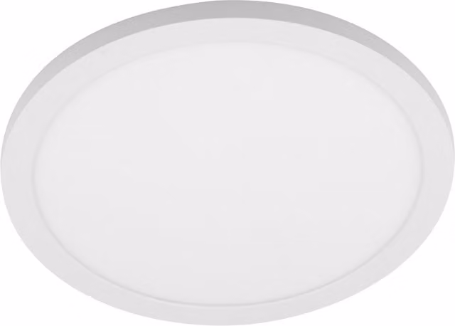 Litecraft Darly 24W LED Round Flush Ceiling or Wall Light in White