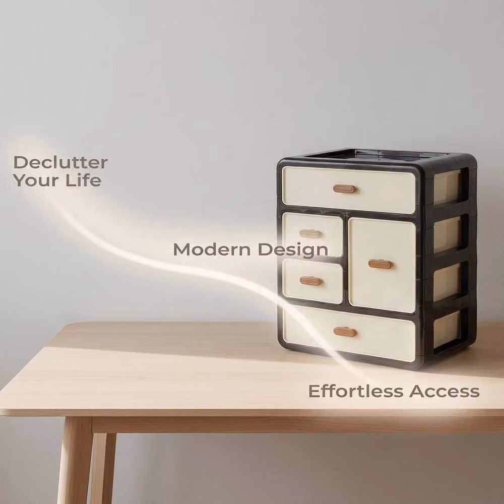 Kelvenix Multi-Drawer Desktop Organizer in Black – 3
