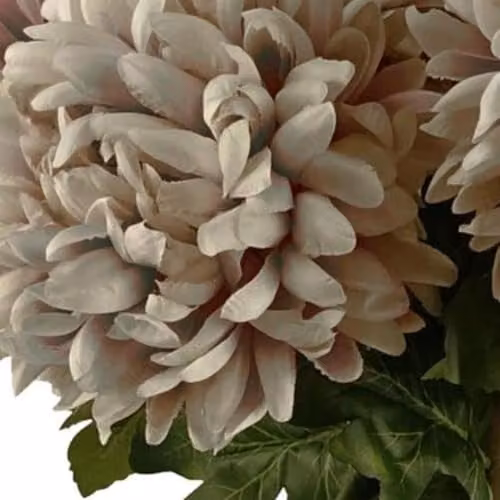 Leaf Design Chrysanthemum Artificial Textile Flowers – 2