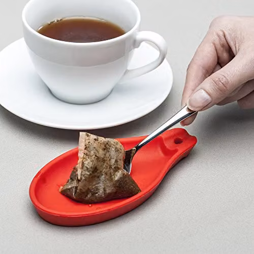 Zeal Red Silicone Oval Spoon Rest – 4