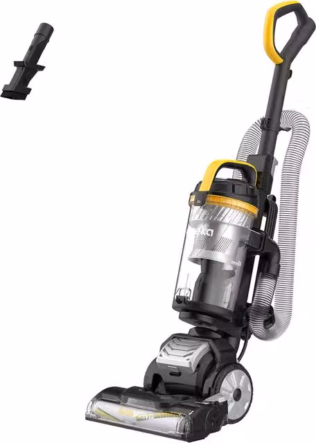 Livingandhome 700W Upright Vacuum Cleaner with 2.2L Dust Cup, Black and Yellow