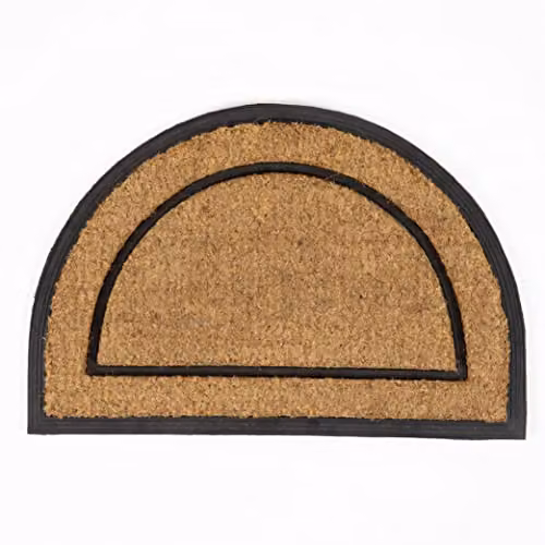 Esselle Chadderton Mud Stopper Natural Coir and Rubber Outdoor Door Mat, W/D/H: 60 x 40 x 0.1 cm – 3