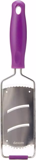 Dexam Stainless Steel Shaver Grater and Slicer in Purple