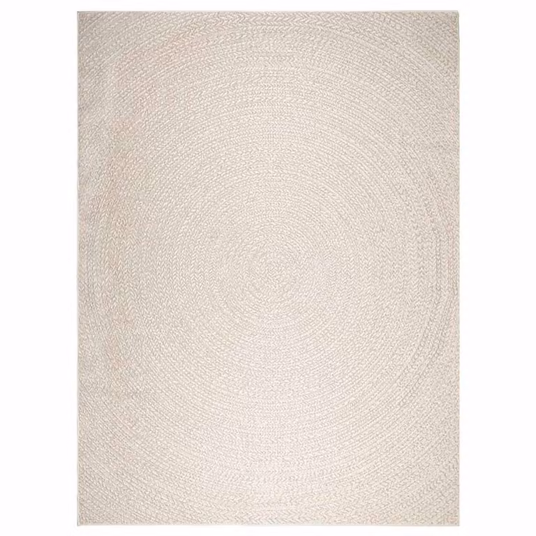 Berkfield Home ZIZUR Jute Look Indoor and Outdoor Rug, Beige, W: 240 cm, D: 340 cm