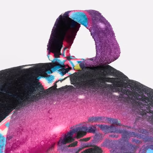 OHS Kids Purple Cord Fabric Bean Bag Chair with Abstract Gaming Print and Removable Cover – 3