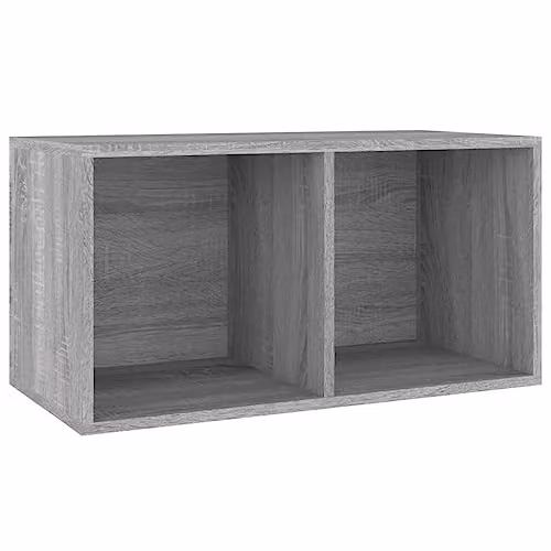 vidaXL Vinyl Storage Box in Grey Sonoma, W/D/H: 71 x 34 x 36 cm