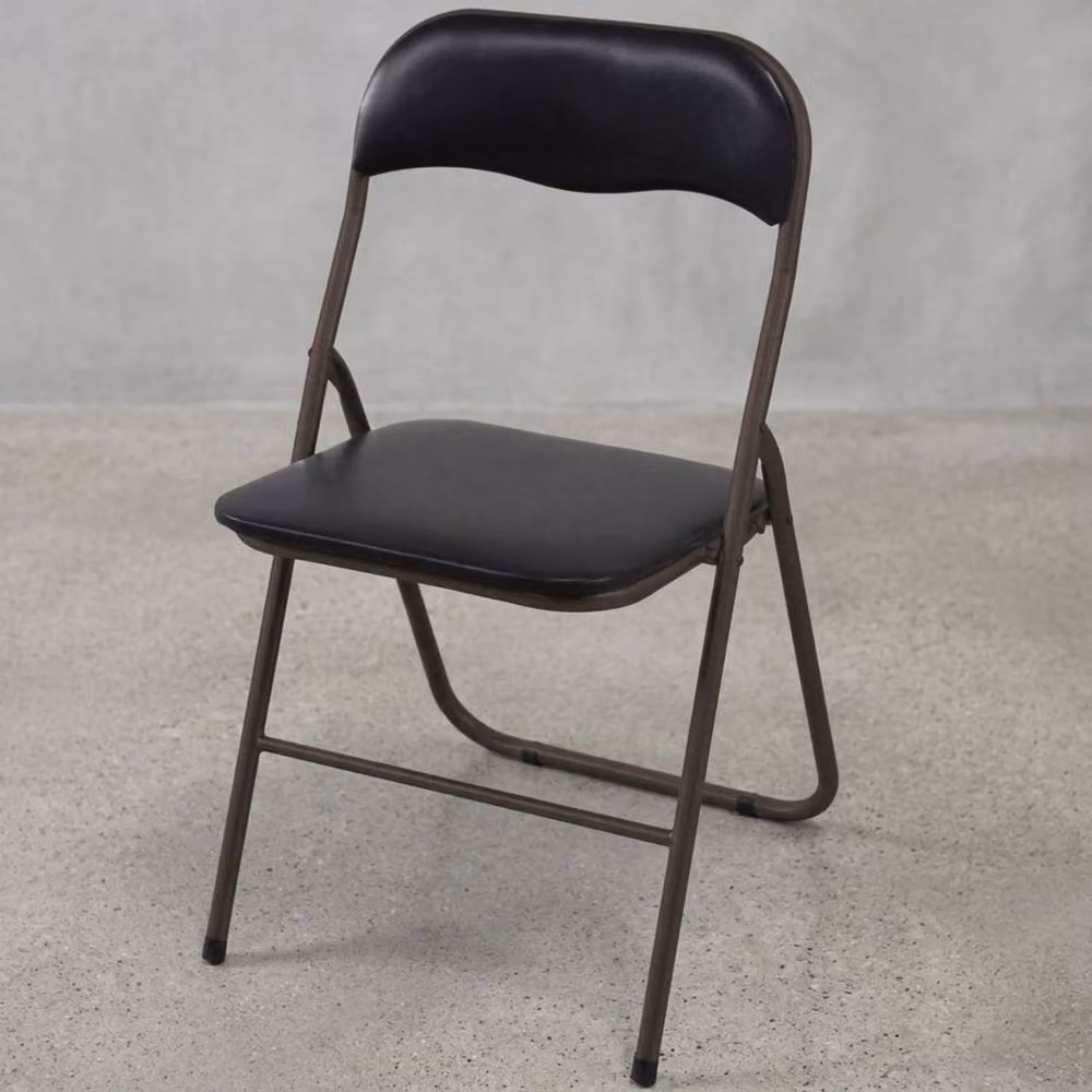 EONLION Black Padded Folding Chair for Indoor and Outdoor Garden Use – 2