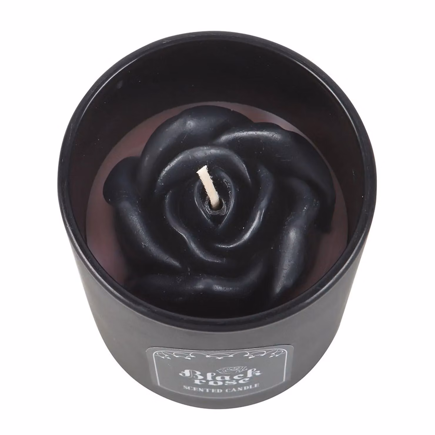 Something Different Black Rose 3D Candle – 2