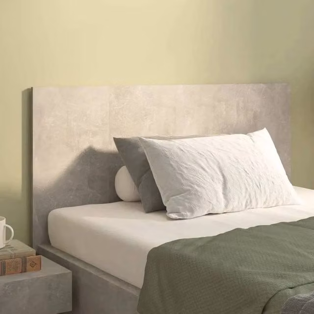 EONLION Double Bed Headboard in Concrete Grey