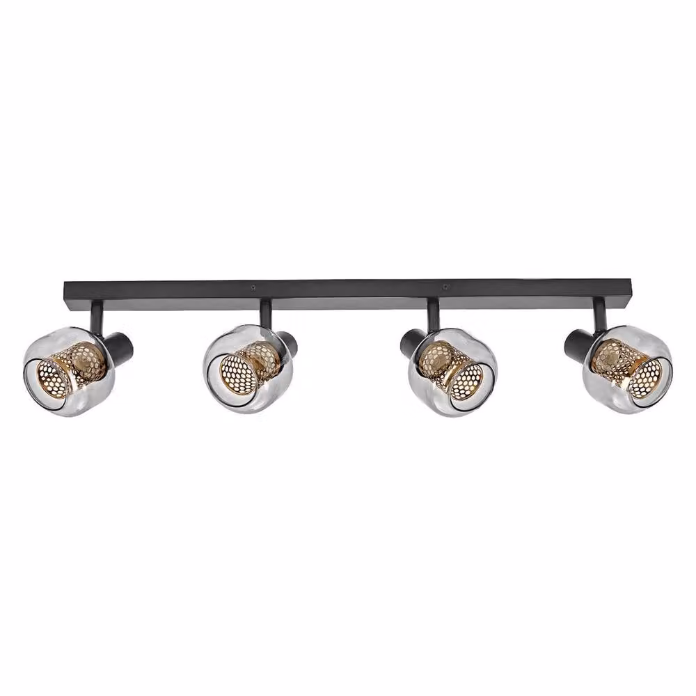 Osram Decor Spot Firefly LED Ceiling Light, 11.2W, E14, Dimmable Warm White, Black and Gold/Brass – 2