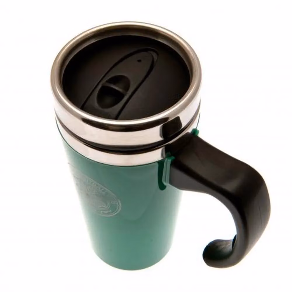 Celtic FC Official Green Aluminium Travel Mug, 450 ml – 2