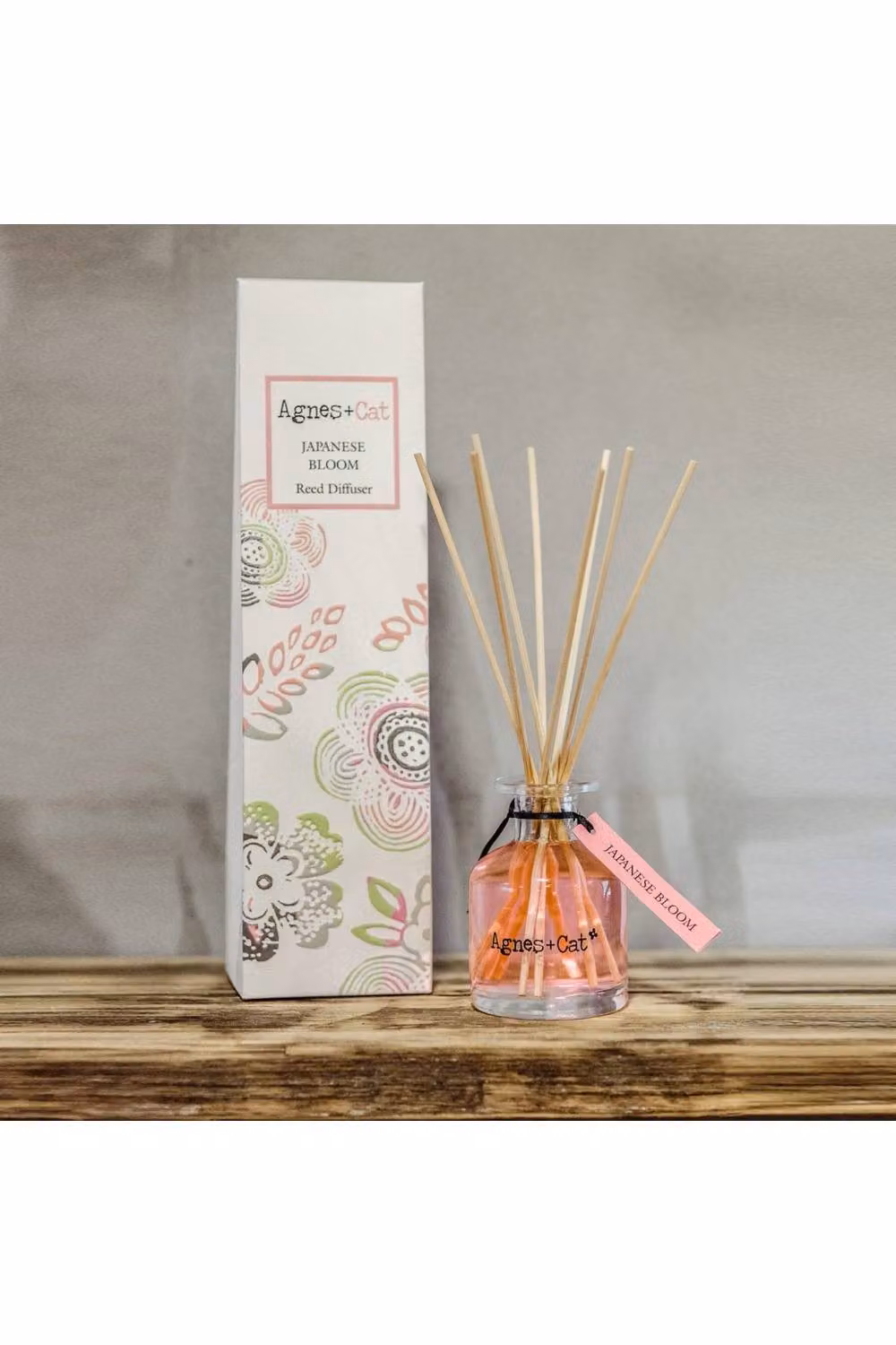 KDMD Japanese Bloom Reed Diffuser, 140ml Floral Fragrance in Pink – 2