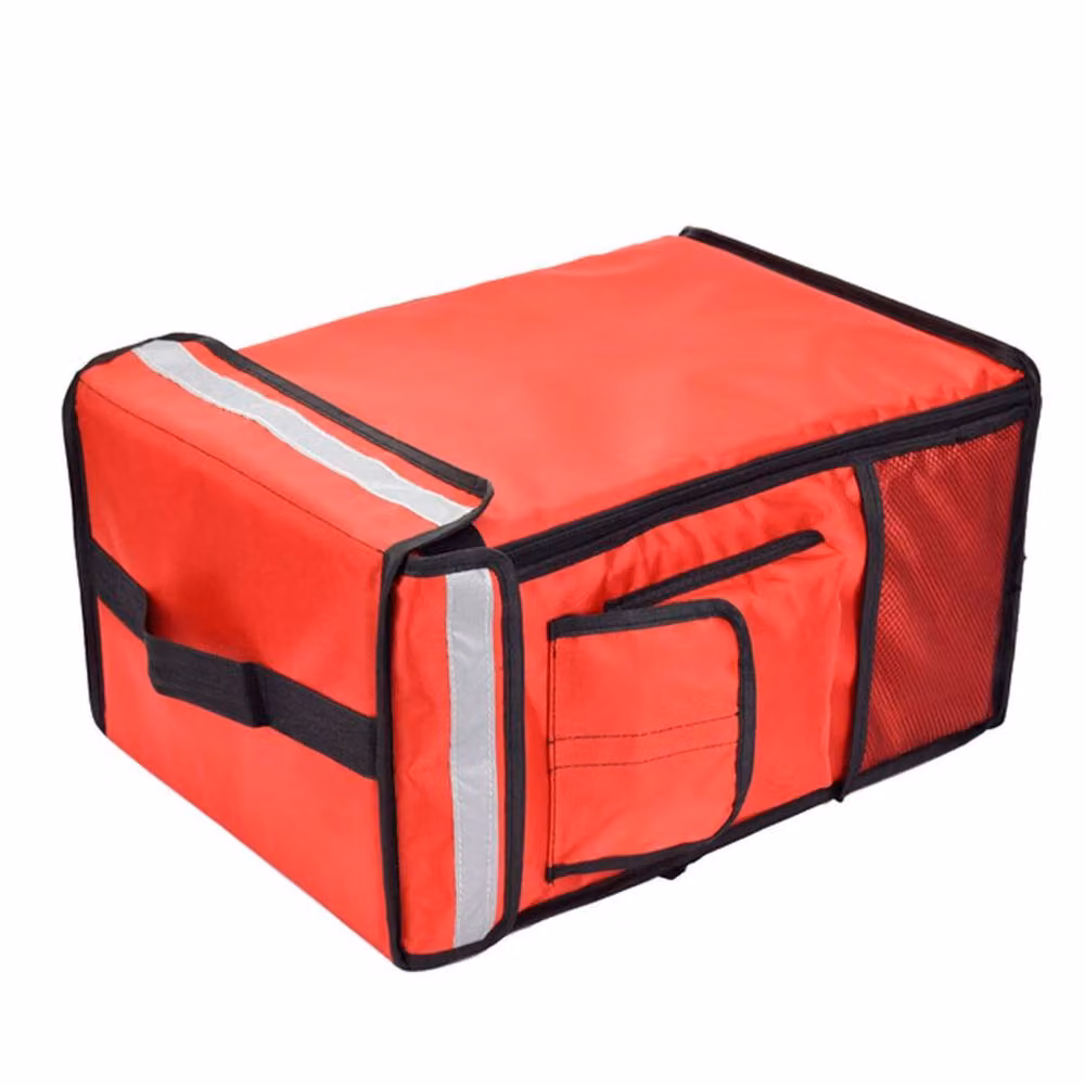 SPETLEK Red Insulated Food Delivery Backpack for Pizza, 42L – 4