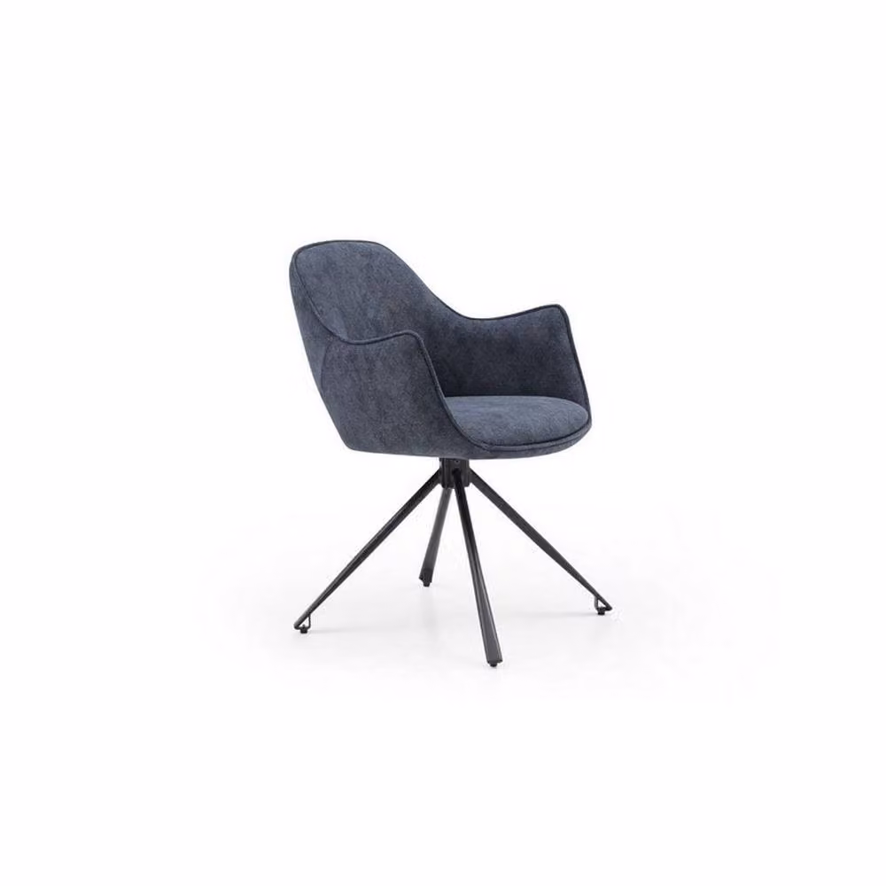 Lemon Pavilion MM Ioannis Pyramid Style Dining Chairs, Pack of 2, Blue, W: 61.5 cm, D: 58 cm, H: 81.5 cm – 2