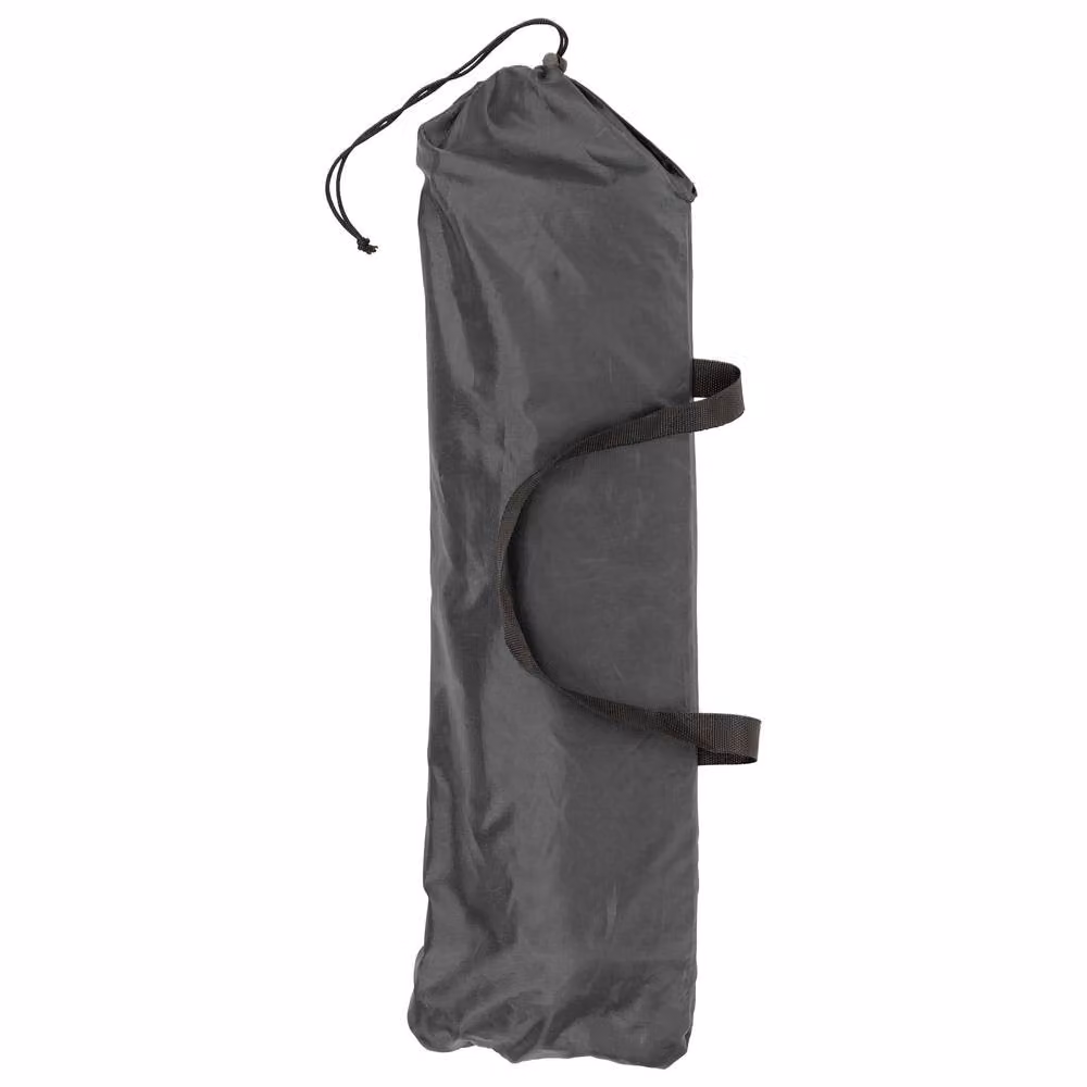 Harbour Housewares Folding Beach Lounger in Matt Black with Textilene Fabric and Powder Coated Steel Frame – 3