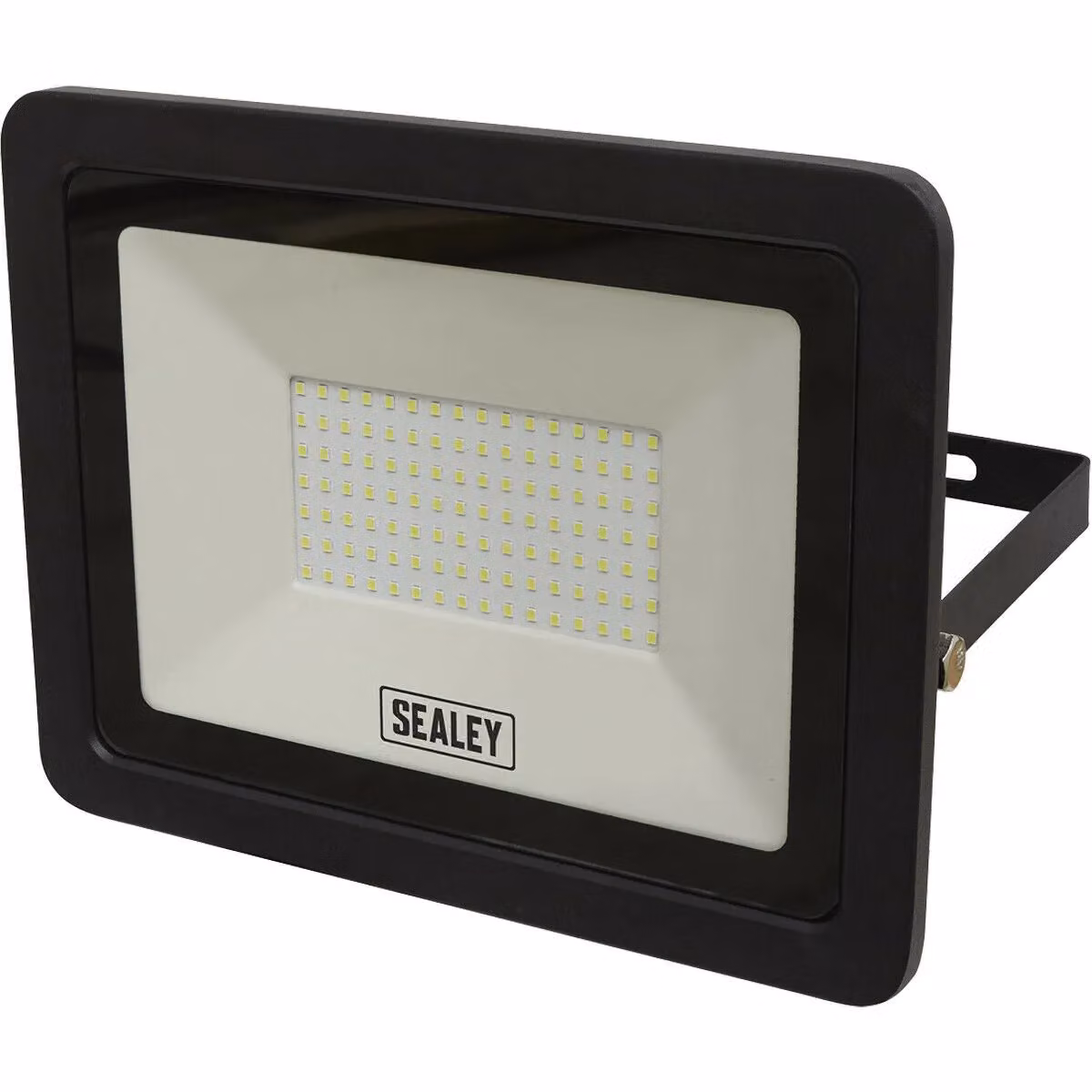 Loops Extra Slim 100W SMD LED Floodlight with Wall Bracket, Black, 8500 Lumen, IP65 Rated – 3