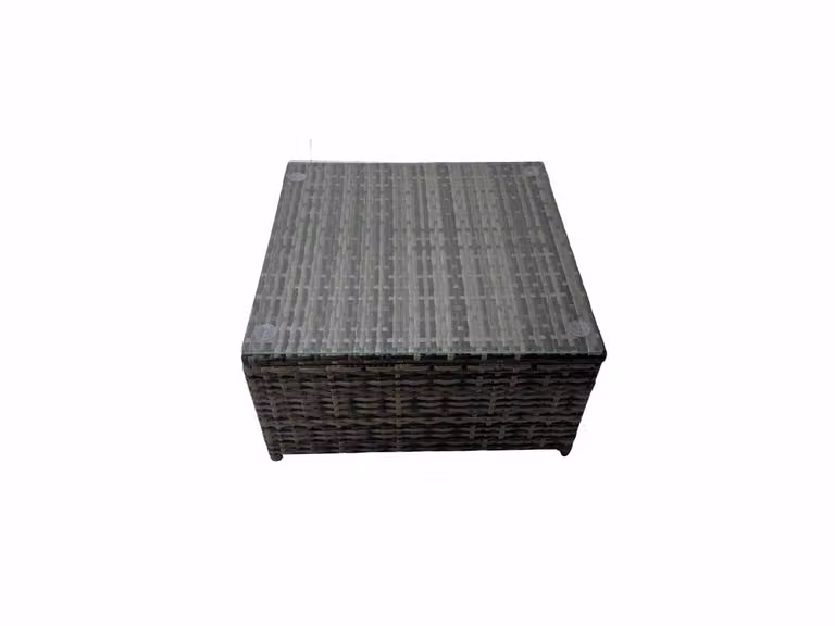 Fimous Garden Furniture Sofa Set in Dark Grey with Lounge Armchair and Two Ottomans