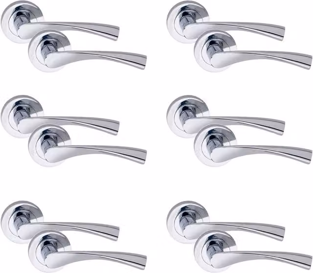 Golden Grace Chrome Door Handles