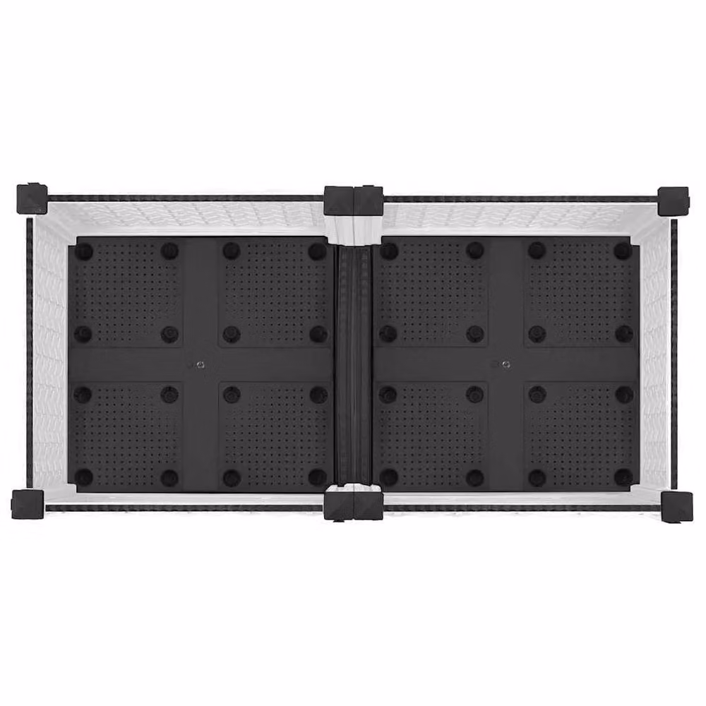 Berkfield Home White Polypropylene Raised Bed W: 80 cm, D: 40 cm, H: 23 cm – 3