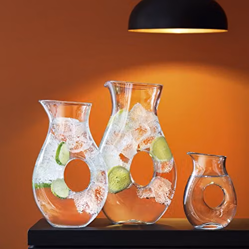 LSA International Ono Glass Jug, Transparent, 2.25 l – 2